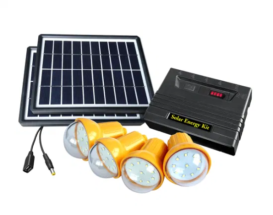 Комплекты солнечных панелей мощностью 5 Вт/10 Вт с 3 лампами для ПК и мобильным зарядным устройством для бытового освещения в выключенном состоянии
