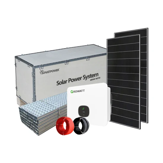 Солнечная энергетическая система Фотоэлектрическая панель с решеткой Установка солнечной энергетической системы на крыше